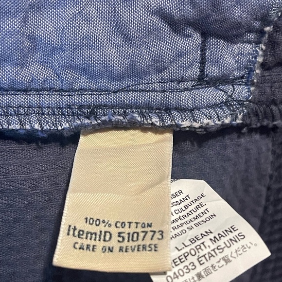 L.L. Bean Dark Blue Corduroy Shaket - Picture 8 of 9